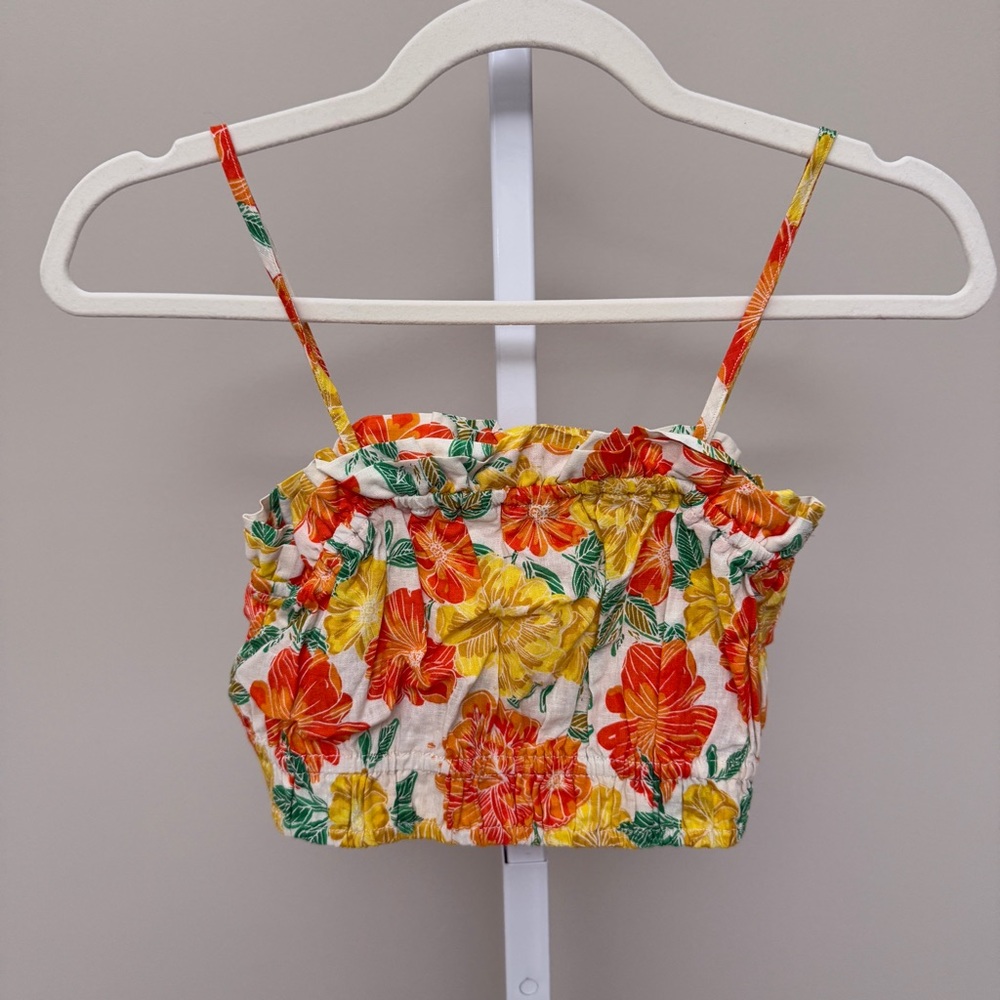 Zara Floral Print kids Top size 8